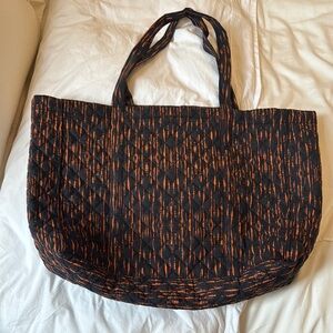 Stylish Black and Orange Tote Bag
